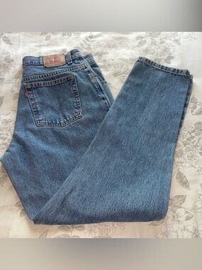 Levi's Y2K 550 Relaxed Tapered Jeans 16 Long Classic Vintage Preppy Old Money